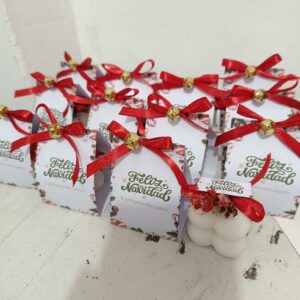 Velas burbujas Navideñas