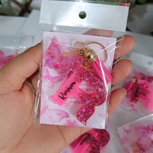 Llaveros de inicial personalizados x12