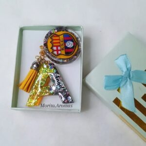 Llaveros de inicial personalizados