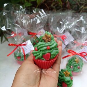 Velas minI postresitos navideños x12